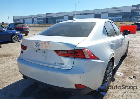 2016 Lexus Is 200T из США, поврежденный, VIN JTHBA1D20G5017609